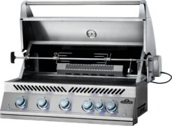 Napoleon 700-Series 38" BIG38 Edelstahl Einbaugrill Inkl. Drehspieß - Modell 2023 -GrillWelt Verkäufe Napoleon Einbaugrill 700 Series BIG38 Drehspiess Forken