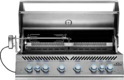 Napoleon 700-Series 44" BIG44 Edelstahl Einbaugrill Inkl. Drehspieß - Modell 2023 -GrillWelt Verkäufe Napoleon Einbaugrill BIG44 Rotisserie links