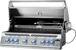 Napoleon 700-Series 44" BIG44 Edelstahl Einbaugrill Inkl. Drehspieß - Modell 2023 -GrillWelt Verkäufe Napoleon Einbaugrill BIG44RB Rotisserie rechts teilbar
