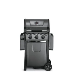 Napoleon Freestyle 365 Gasgrill, Graphit - Modell 2023 - X-DEAL Inkl. Drehspiess -GrillWelt Verkäufe Napoleon Freestyle 365 Gasgrill front Seiten abgeklappt
