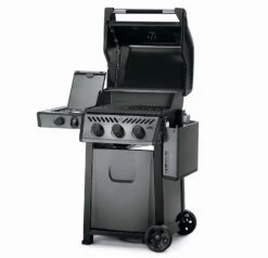 Napoleon Freestyle 365 Gasgrill, Graphit - Mit Seitenbrenner - Modell 2023 - X-DEAL Inkl. Abdeckhaube Und Gussplatte -GrillWelt Verkäufe Napoleon Freestyle 365 SB Seite abgeklappt 1