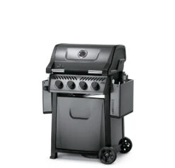 Napoleon Freestyle 425 Gasgrill, Graphit - Modell 2023 - X-DEAL Inkl. Abdeckhaube Und Gussplatte -GrillWelt Verkäufe Napoleon Freestyle 425 Gasgrill Seiten abgeklappt