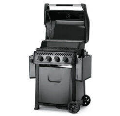 Napoleon Freestyle 425 Gasgrill, Graphit - Modell 2023 - X-DEAL Inkl. Abdeckhaube Und Gussplatte -GrillWelt Verkäufe Napoleon Freestyle 425 Gasgrill Side Deckel offen