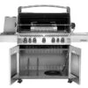 Napoleon Prestige 665 Edelstahl Gasgrill - Mit Safety Glow - Modell 2023 -GrillWelt Verkäufe Napoleon Prestige 665 Edelstahl front offen