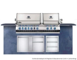 Napoleon Prestige Pro 825-3 Edelstahl Einbaugrill Gas - Inkl. Drehspieß - Modell 2023 -GrillWelt Verkäufe Napoleon Prestige PRO 825 in Outdoor Kueche Beispiel