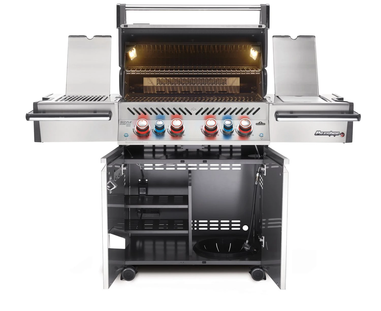 Napoleon Prestige Pro 500-3 Edelstahl Gasgrill Inkl. Drehspieß - X-DEAL Inkl. Napoleon Holzkohlegrill Kugelgrill Ø 57cm 6 Napoleon Prestige Pro 500-3 Edelstahl Gasgrill Inkl. Drehspieß - X-DEAL Inkl. Napoleon Holzkohlegrill Kugelgrill Ø 57cm – Bild 4