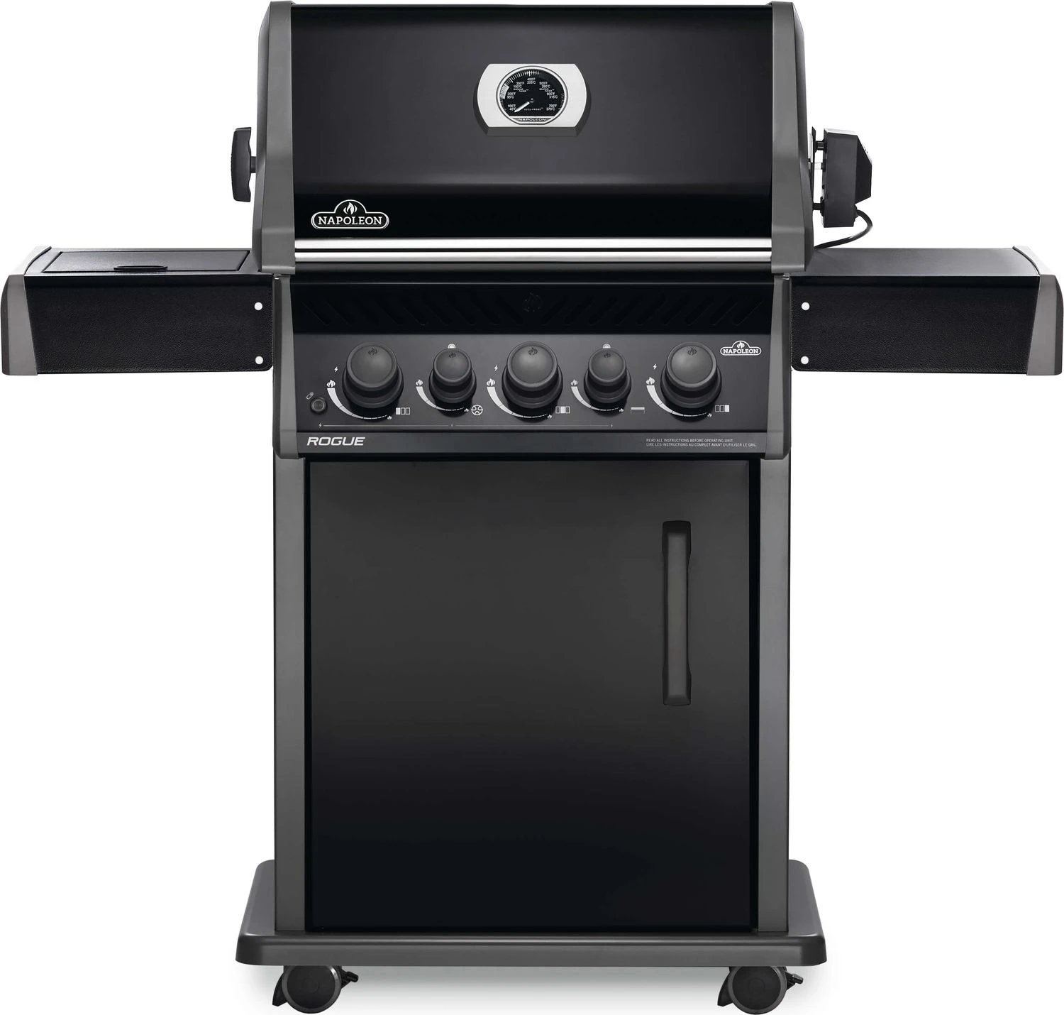Napoleon Rogue 425 Gasgrill - All Black - Mit Seitenbrenner - Hero Modell 2023 Mit Heckbrenner Inkl. Drehspieß, Abdeckhaube Und Grillplatte 3 Napoleon Rogue 425 Gasgrill - All Black - Mit Seitenbrenner - Hero Modell 2023 Mit Heckbrenner Inkl. Drehspieß, Abdeckhaube Und Grillplatte