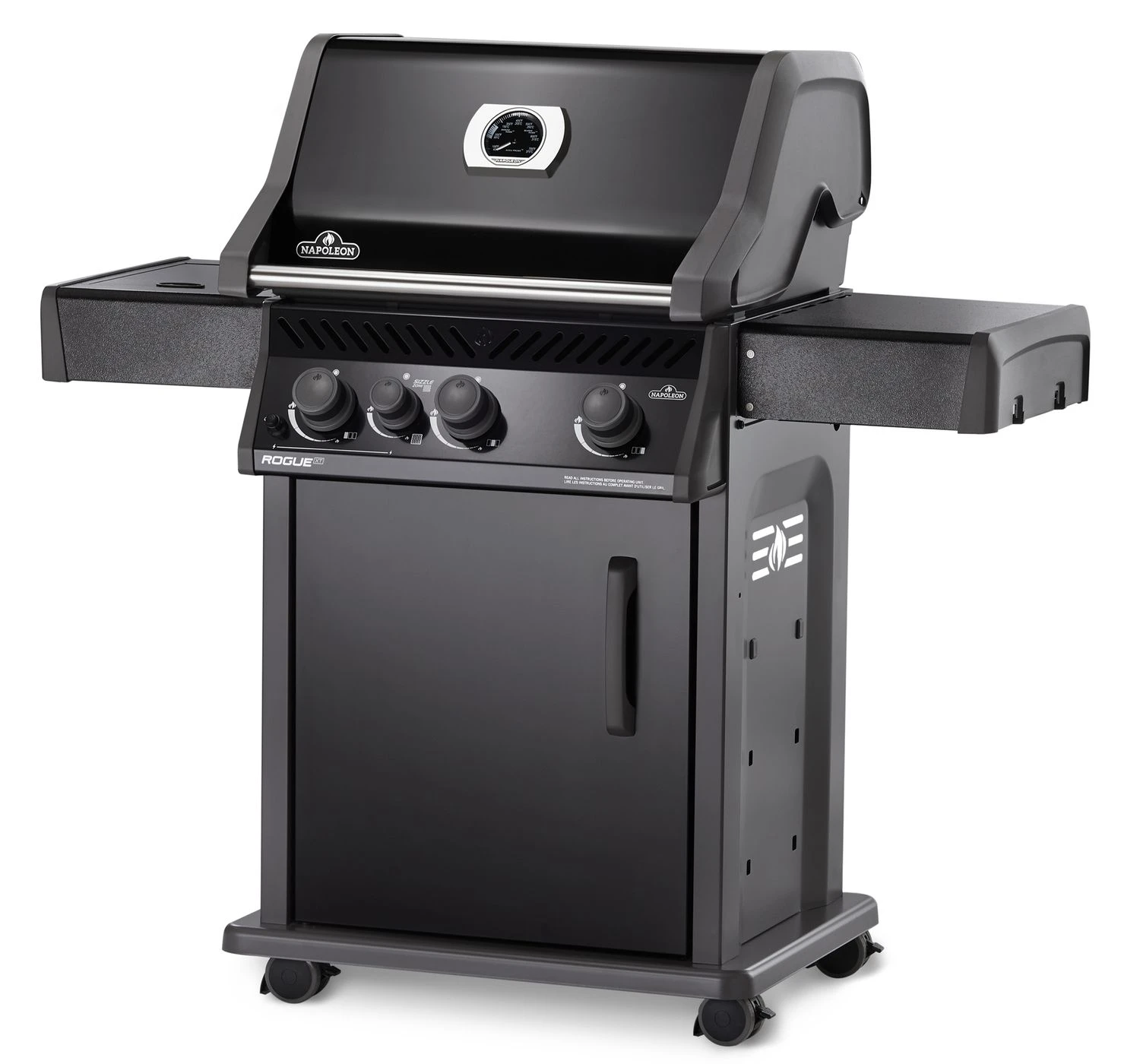 Napoleon Rogue XT 425 Gasgrill - All Black - Mit Sizzle Zone - Modell 2023 3 Napoleon Rogue XT 425 Gasgrill - All Black - Mit Sizzle Zone - Modell 2023