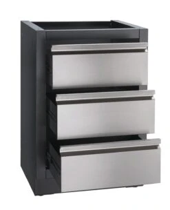 Napoleon Outdoor Küche Oasis 300 Mit Prestige Pro 665 Edelstahl Einbaugrill Ohne Vordefinierte Arbeitsplatte -GrillWelt Verkäufe Napoleon Schubladenschrank Oasis 3 er