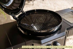 Outdoorchef Gas Kugelgrill: Davos 570 G Pro -GrillWelt Verkäufe Outdoorchef Davos 570 G Trichtersystem Deckelscharnier