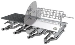 Outdoorchef Dualchef 425 G BZ Gasgrill Mit Blazing Zone Infrarotbrenner + DGS Gusseisen Grillrost 2 Stk.+ DGS Gemüse Grillrost 2 Stk. -GrillWelt Verkäufe Outdoorchef Dualchef 425G BZ Gasgrill Heat Diffuser 1