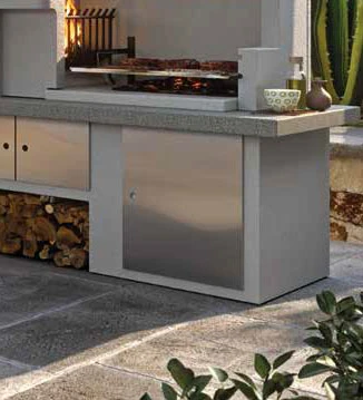 Palazzetti Gartenküche: Metalltür, 60 Cm X 50 Cm, Edelstahl 3 Palazzetti Gartenküche: Metalltür, 60 Cm X 50 Cm, Edelstahl