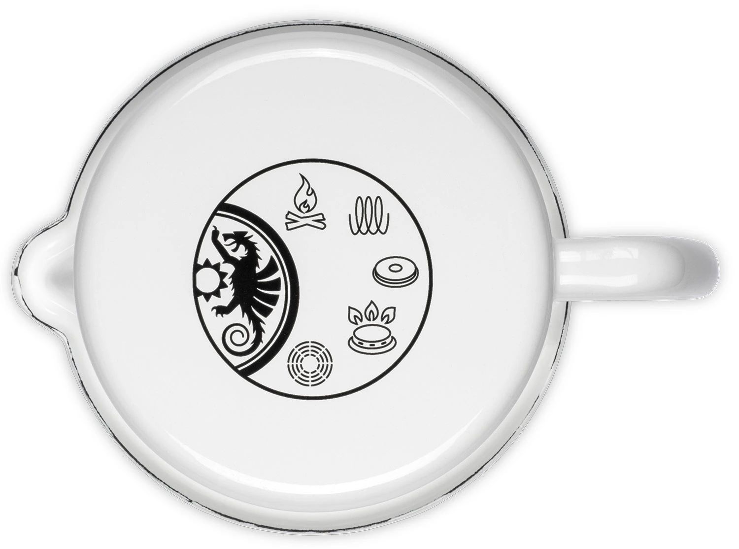 Petromax Emaille Milchtopf / 1400 Ml / Weiß 3 Petromax Emaille Milchtopf / 1400 Ml / Weiß