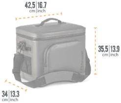 Petromax Kühltasche 22 Liter / Sandfarben 8 Petromax Kühltasche 22 Liter / Sandfarben -GrillWelt Verkäufe Petromax Kuehtasche 22Liter Abmessungen 2