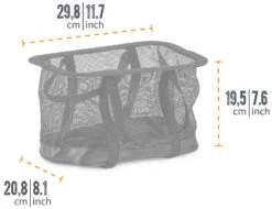 Petromax Netzeinsatz Für Kühltasche 8 Liter -GrillWelt Verkäufe Petromax Netzteinsatz Kuehltasche 8Liter Abmessungen