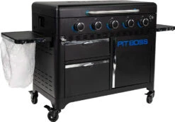 Pit Boss Planchagrill Ultimate Plancha 5-Brenner - Grillstation 15 Pit Boss Planchagrill Ultimate Plancha 5-Brenner - Grillstation -GrillWelt Verkäufe Pit Boss Planchagrill Ultimate 5 Brenner Abfallbeutelhalter
