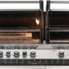 Napoleon Prestige Pro 825-3 Edelstahl Einbaugrill Gas - Inkl. Drehspieß - Modell 2023 -GrillWelt Verkäufe PrestigePro BIPRO825 RBI 3 GrillHead Str NoRotis LidOpn IntLtsOn