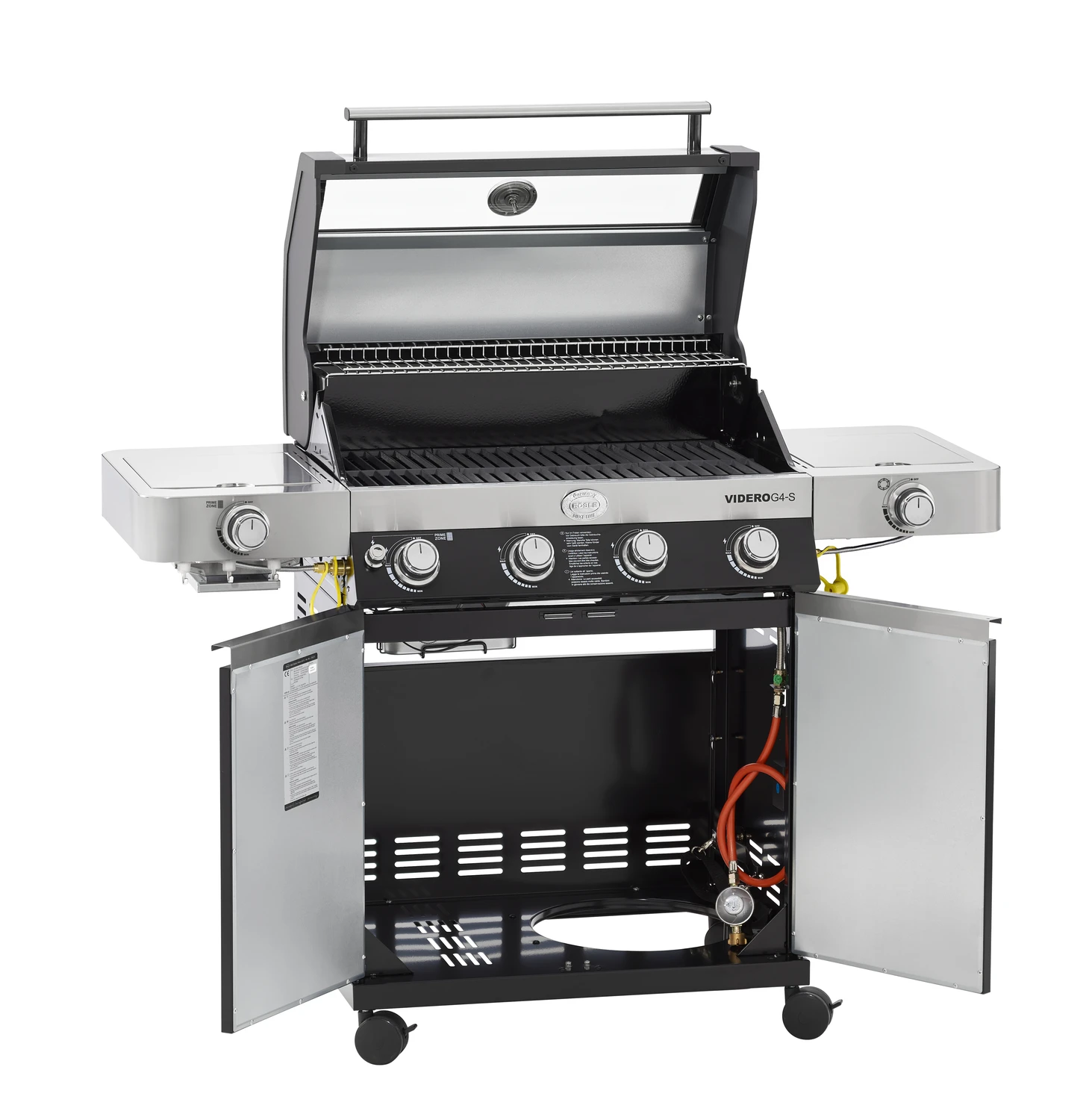 Rösle Gasgrill Videro G4-S VARIO+ Schwarz - Modell 2023 - X-DEAL Inkl. Abdeckhaube Und Grillplatte 8 Rösle Gasgrill Videro G4-S VARIO+ Schwarz - Modell 2023 - X-DEAL Inkl. Abdeckhaube Und Grillplatte – Bild 6