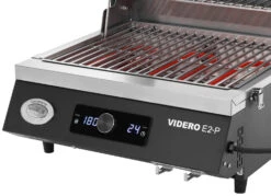 Rösle Elektrogrill Videro E2-P Campinggrill -GrillWelt Verkäufe Roesle Elektrogrill Videro E2 P Steuerung Display