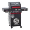 Rösle Videro G2-S VARIO+ Schwarz Gasgrill - FC Bayern Edition - Inkl. FC Bayern Abdeckhaube Und Grillbürste -GrillWelt Verkäufe Roesle FC Bayern Grill Videro G2 S Aufkleber Logo