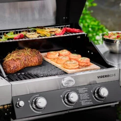 Rösle Gasgrill Videro G3-S VARIO+ Schwarz - Modell 2023 - X-DEAL Inkl. Abdeckhaube Und Grillplatte -GrillWelt Verkäufe Roesle Gasgrill Videro G3 S Mood Grillflaeche 3