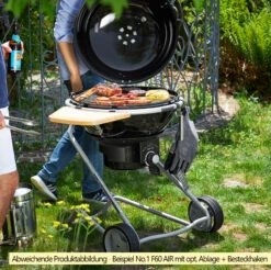 Rösle Holzkohlegrill Kugelgrill No.1 F50 Air -GrillWelt Verkäufe Roesle Kugelgrill No1 AIR Mood Beispiel F60