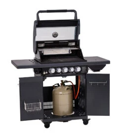 Rösle Gasgrill Magnum PRO G3 - X-DEAL Inkl. Abdeckhaube, Gusseisen Grillplatte Und Drehspieß - Modell 2023 -GrillWelt Verkäufe Roesle Magnum Pro G3 S Gasgrill Station 25564 all open
