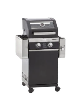 Rösle Gasgrill Videro G2 Schwarz - Modell 2022 Inkl. Abdeckhaube -GrillWelt Verkäufe Roesle Videro G2 abklappbare Seienteile 25514