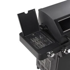 Rösle Gasgrill Videro G4-S Vario+ Nero Schwarz - Modell 2023 - X-DEAL Inkl. Abdeckhaube, Grillplatte Und Drehspieß -GrillWelt Verkäufe Roesle Videro G4 S Vario NERO matt schwarz Primezone 6