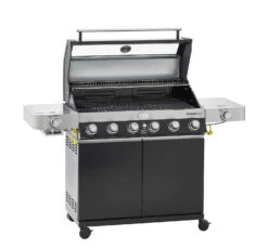 Rösle Gasgrill Videro G6-S VARIO+ Schwarz - Modell 2023 - X-DEAL Inkl. Abdeckhaube, Grillplatte Und Drehspieß -GrillWelt Verkäufe Roesle Videro G6 S Vario schwarz 25527 Deckel 3
