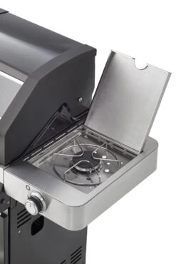 Rösle Gasgrill Videro G2 Schwarz - Modell 2022 Inkl. Abdeckhaube -GrillWelt Verkäufe Roesle Videro Gas Grillstation Seitenkocher