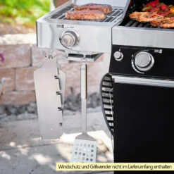 Rösle Gasgrill Videro G4-S VARIO+ Schwarz - Modell 2023 - X-DEAL Inkl. Abdeckhaube, Grillplatte Und Drehspieß -GrillWelt Verkäufe Roesle Videro Gasgrill Grillstation Primezone Mood 7