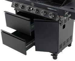 Rösle Gasgrill Videro Pro G6-S Vario+ Mattschwarz - Modell 2023 -GrillWelt Verkäufe Roesle Videro Pro G6 S Gasgrill Unterschrank