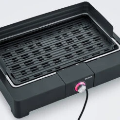 Severin Elektro Tischgrill Mit Grillplatte - 2.200 Watt -GrillWelt Verkäufe Severin Elektro Tischgrill Grillplatte Detail