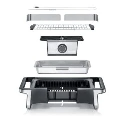 Severin Elektro Tischgrill SENOA Digital Boost - Boost Zone 500°C - 3.000 W -GrillWelt Verkäufe Severin Elektrogrill Senoa pg8114 explosion