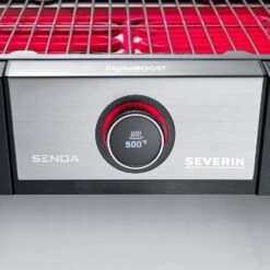 Severin Elektro Tischgrill SENOA Digital Boost - Boost Zone 500°C - 3.000 W -GrillWelt Verkäufe Severin Elektrogrill Senoa pg8114 schalter 1