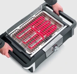 Severin Elektro Tischgrill SENOA Boost - Boost Zone 500°C - 3.000 W -GrillWelt Verkäufe Severin Senoa boost s PG8113 safetouch