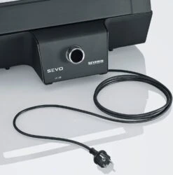 Severin Elektrogrill SEVO Smart Control GT - Boost Zone 500°C - Mit Deckel - 3.000 W -GrillWelt Verkäufe Severin Sevo Smart Control GT PG8138 Zuleitung