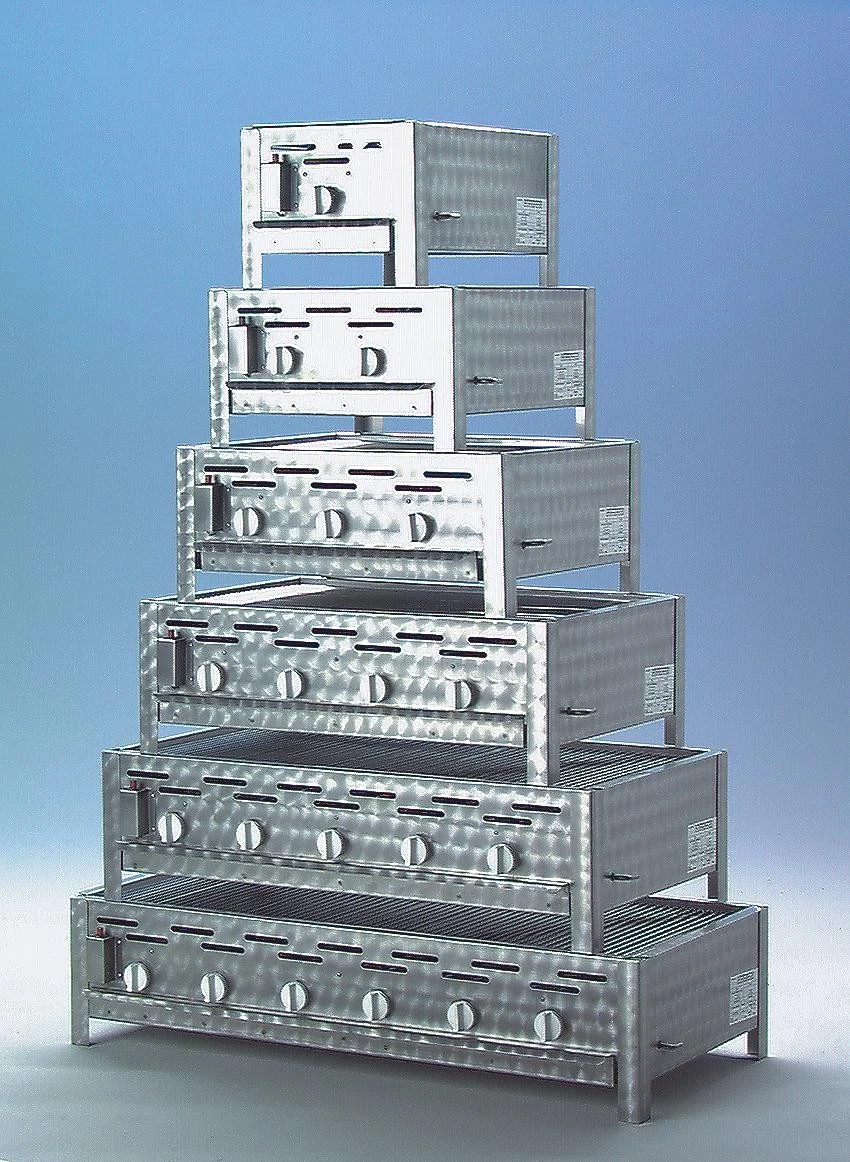 TGO 1-Brenner Gastrobräter / Gasbräter Mit Rost + Stahlpfanne 3 TGO 1-Brenner Gastrobräter / Gasbräter Mit Rost + Stahlpfanne