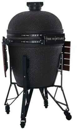 The Bastard Keramikgrill Urban XL - Complete - Schwarz Matt - Modell 2023 15 The Bastard Keramikgrill Urban XL - Complete - Schwarz Matt - Modell 2023 -GrillWelt Verkäufe The Bastard XL Urban Keramikgrill BU210 Seitentisch abgeklappt