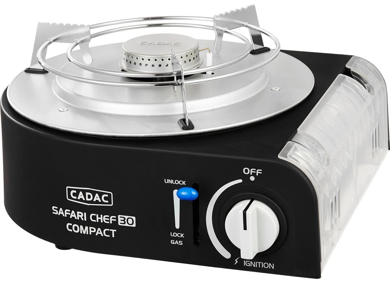 CADAC Camping Gasgrill Safari Chef 30 Compact - Kartuschenbetrieb 3 CADAC Camping Gasgrill Safari Chef 30 Compact - Kartuschenbetrieb