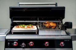Outdoorchef Dualchef 425 G BZ Gasgrill Mit Blazing Zone Infrarotbrenner + DGS Gusseisen Grillrost 2 Stk.+ DGS Gemüse Grillrost 2 Stk. -GrillWelt Verkäufe outdoorchef dualchef 425 g rotisserie 18 700 16 1