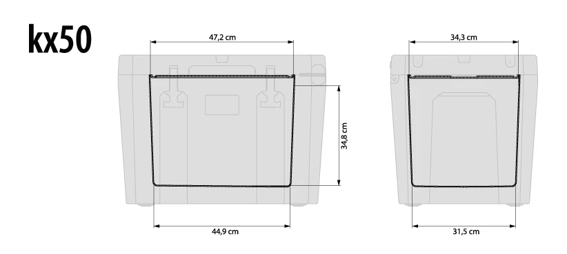 Petromax Kühlbox 50 Liter Alpenweiß - Inkl. Sitzkissen, Haft-Unterlage Und Einsatzkorb 9 Petromax Kühlbox 50 Liter Alpenweiß - Inkl. Sitzkissen, Haft-Unterlage Und Einsatzkorb – Bild 7
