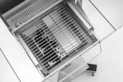 Thüros Holzkohlegrill T300 / Holzkohle Grillstation 42x42 Cm 9 Thüros Holzkohlegrill T300 / Holzkohle Grillstation 42x42 Cm -GrillWelt Verkäufe thueros evo3 holzkohle bbq station fdetail innen